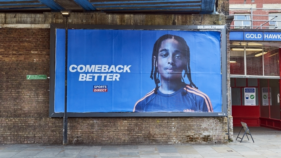 Sports Direct Comeback better Billboard