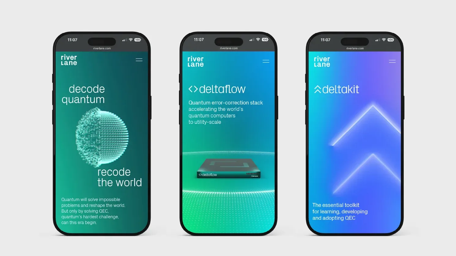 Riverlane mobile site