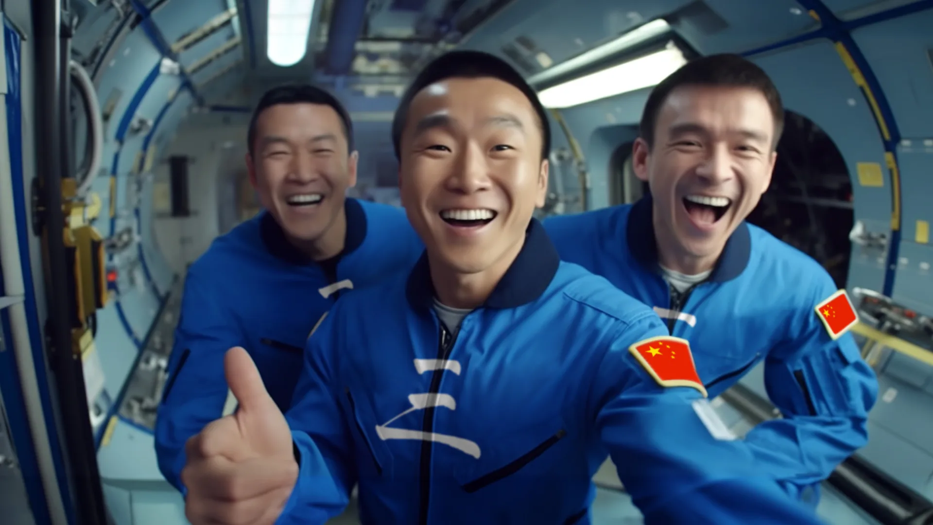V3midjourney 3 young chinese men wearing blue boiler suits wavi a1d0dbbc 168a 4d59 8026 bfe10bd6bef2 c
